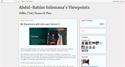 Desktop Screenshot of abdulrahimsulemana.blogspot.com