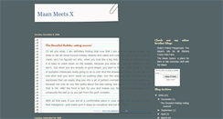 Desktop Screenshot of maanmeetsx.blogspot.com