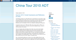 Desktop Screenshot of chinatour2010adt.blogspot.com