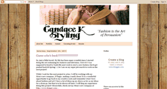 Desktop Screenshot of candacekstyling.blogspot.com