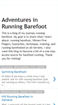 Mobile Screenshot of barefootedrunning.blogspot.com