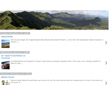 Tablet Screenshot of hawaiitouristinfo.blogspot.com