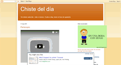 Desktop Screenshot of chistedeldia.blogspot.com