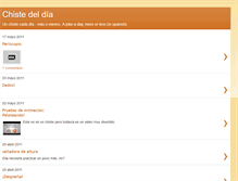 Tablet Screenshot of chistedeldia.blogspot.com
