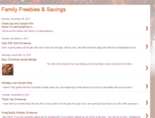 Tablet Screenshot of familyfreebiessavings.blogspot.com