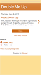 Mobile Screenshot of doublemeup.blogspot.com