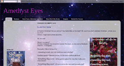 Desktop Screenshot of amethysteyesauthor.blogspot.com