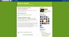 Desktop Screenshot of beckyinuganda.blogspot.com