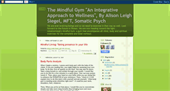 Desktop Screenshot of mindfulgym.blogspot.com