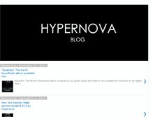 Tablet Screenshot of hypernovamusic.blogspot.com