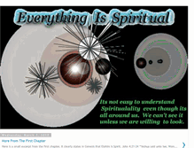 Tablet Screenshot of everythingisspiritual2.blogspot.com