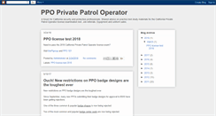 Desktop Screenshot of privatepatroloperator.blogspot.com