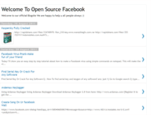 Tablet Screenshot of opensourcefacebook.blogspot.com