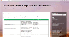 Desktop Screenshot of dbafix.blogspot.com
