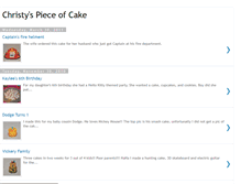 Tablet Screenshot of christyspieceofcake.blogspot.com