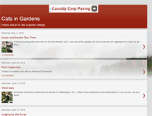 Tablet Screenshot of catsingardens.blogspot.com
