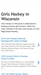 Mobile Screenshot of girlshockeyinwisconsin.blogspot.com