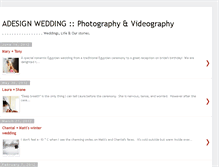 Tablet Screenshot of adesignwedding.blogspot.com