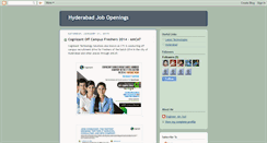 Desktop Screenshot of hydtechjobs.blogspot.com