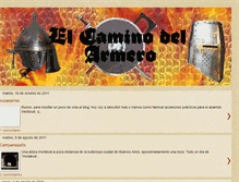 Tablet Screenshot of elcaminodelarmero.blogspot.com