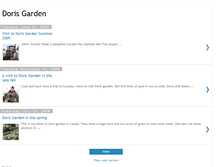 Tablet Screenshot of dorisgarden.blogspot.com