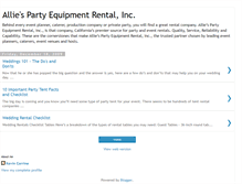 Tablet Screenshot of alliespartyrental.blogspot.com