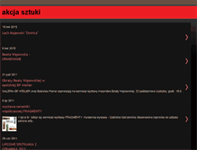 Tablet Screenshot of akcjasztuki.blogspot.com
