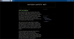 Desktop Screenshot of oxygensafetynet.blogspot.com