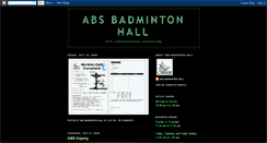 Desktop Screenshot of absbadmintonhall.blogspot.com