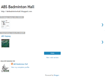 Tablet Screenshot of absbadmintonhall.blogspot.com