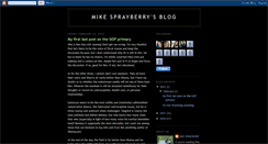 Desktop Screenshot of mikesprayberry.blogspot.com