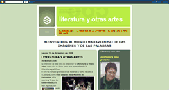 Desktop Screenshot of literaturayotrasartes.blogspot.com