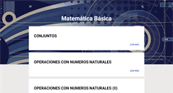 Desktop Screenshot of matematicabasica-contactoestudiante.blogspot.com