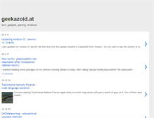 Tablet Screenshot of geekazoid-at.blogspot.com