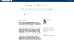 Desktop Screenshot of francesportsnews.blogspot.com