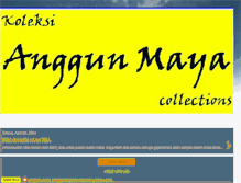 Tablet Screenshot of anggunmaya.blogspot.com