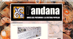 Desktop Screenshot of amicsdelandana.blogspot.com