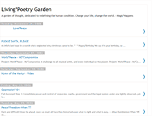 Tablet Screenshot of livingpoetrygarden.blogspot.com