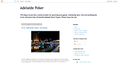 Desktop Screenshot of adelpoker.blogspot.com