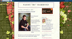 Desktop Screenshot of nannymchammond.blogspot.com