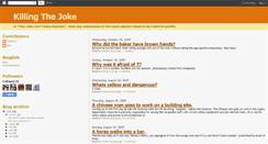 Desktop Screenshot of killingthejoke.blogspot.com