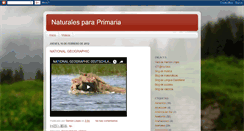Desktop Screenshot of naturalesdeprimaria.blogspot.com