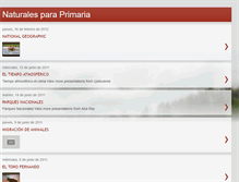 Tablet Screenshot of naturalesdeprimaria.blogspot.com