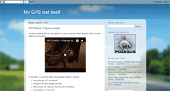 Desktop Screenshot of mygpslostitself.blogspot.com