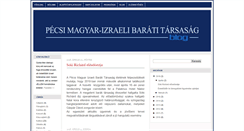 Desktop Screenshot of pecsimagyarizraelibaratitarsasagblog.blogspot.com