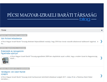 Tablet Screenshot of pecsimagyarizraelibaratitarsasagblog.blogspot.com