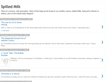 Tablet Screenshot of momsspilledmilk.blogspot.com
