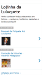 Mobile Screenshot of lojinhadaluluquete.blogspot.com