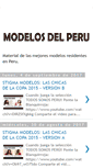 Mobile Screenshot of modelosdelperu.blogspot.com