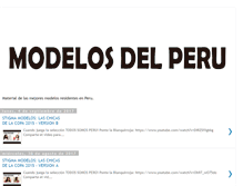 Tablet Screenshot of modelosdelperu.blogspot.com